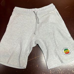 Cross Colours Mens Gray Heather Elastic Waist Pockets Activewear Shorts Size M